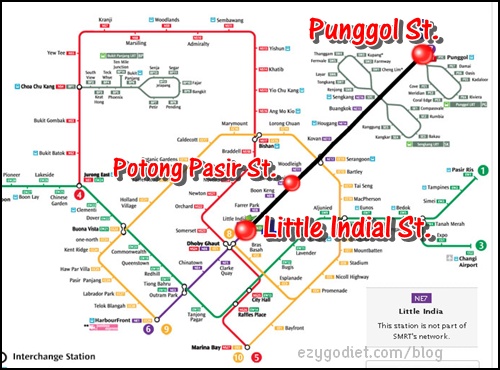 Punggol to Little India