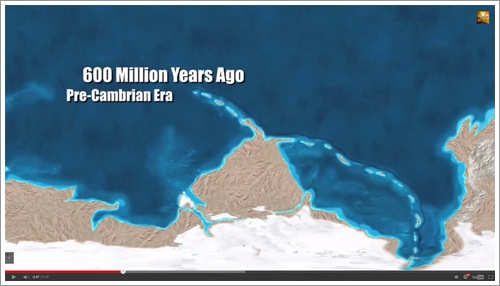 โลกเมื่อ600ล้านปีก่อน